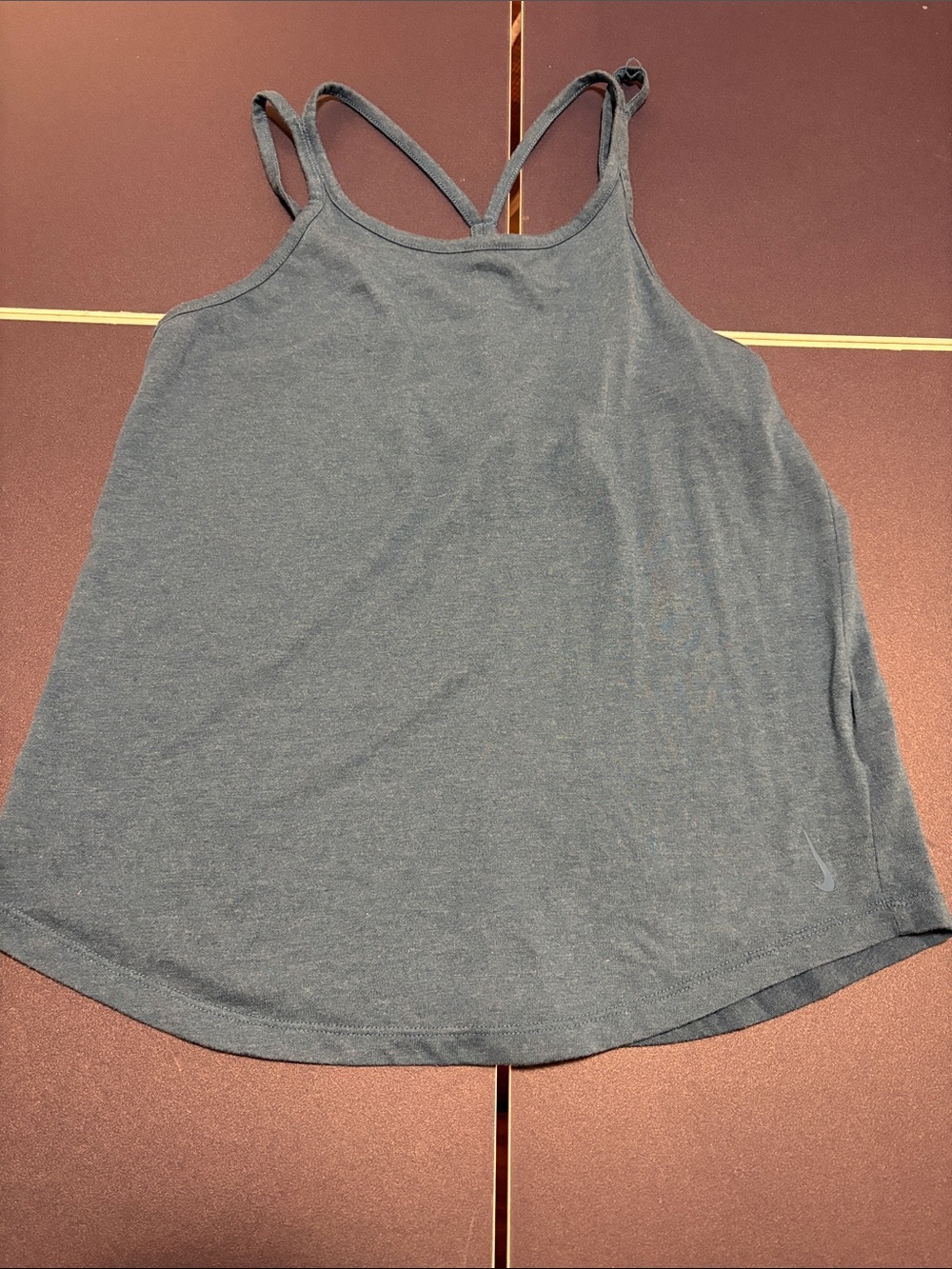 Nike Women's teal Cross-Strap Tank Top size small